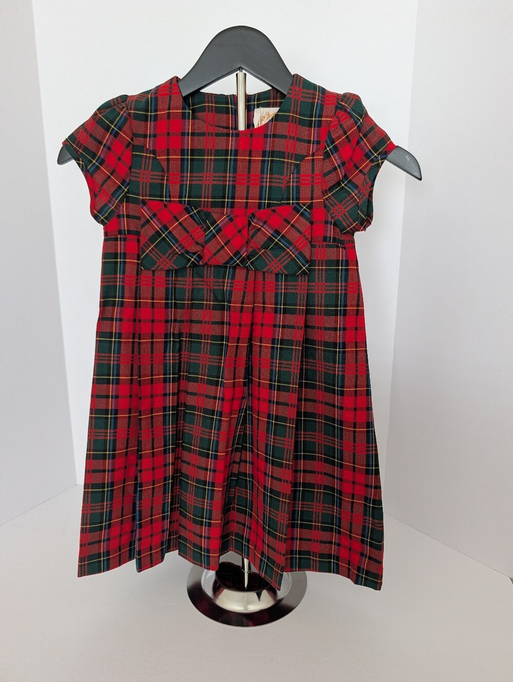 TBBC Darcy Dress Twill Classic Red & Green Tartan Nwt Size 7